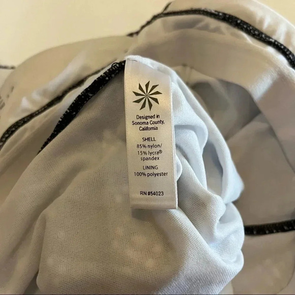 Athleta Vichy Retro Halter Tankini Top Only Black White Women's Size XXS - Picture 6 of 11